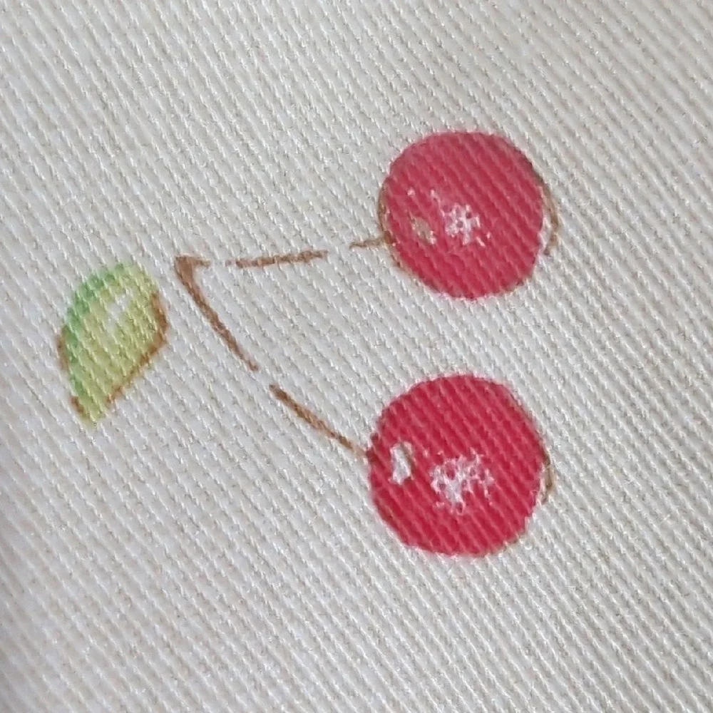 Vintage 90's OshKosh Apple Orchard Cherry‎ Daisy Baby Overalls 6-9 Months RARE